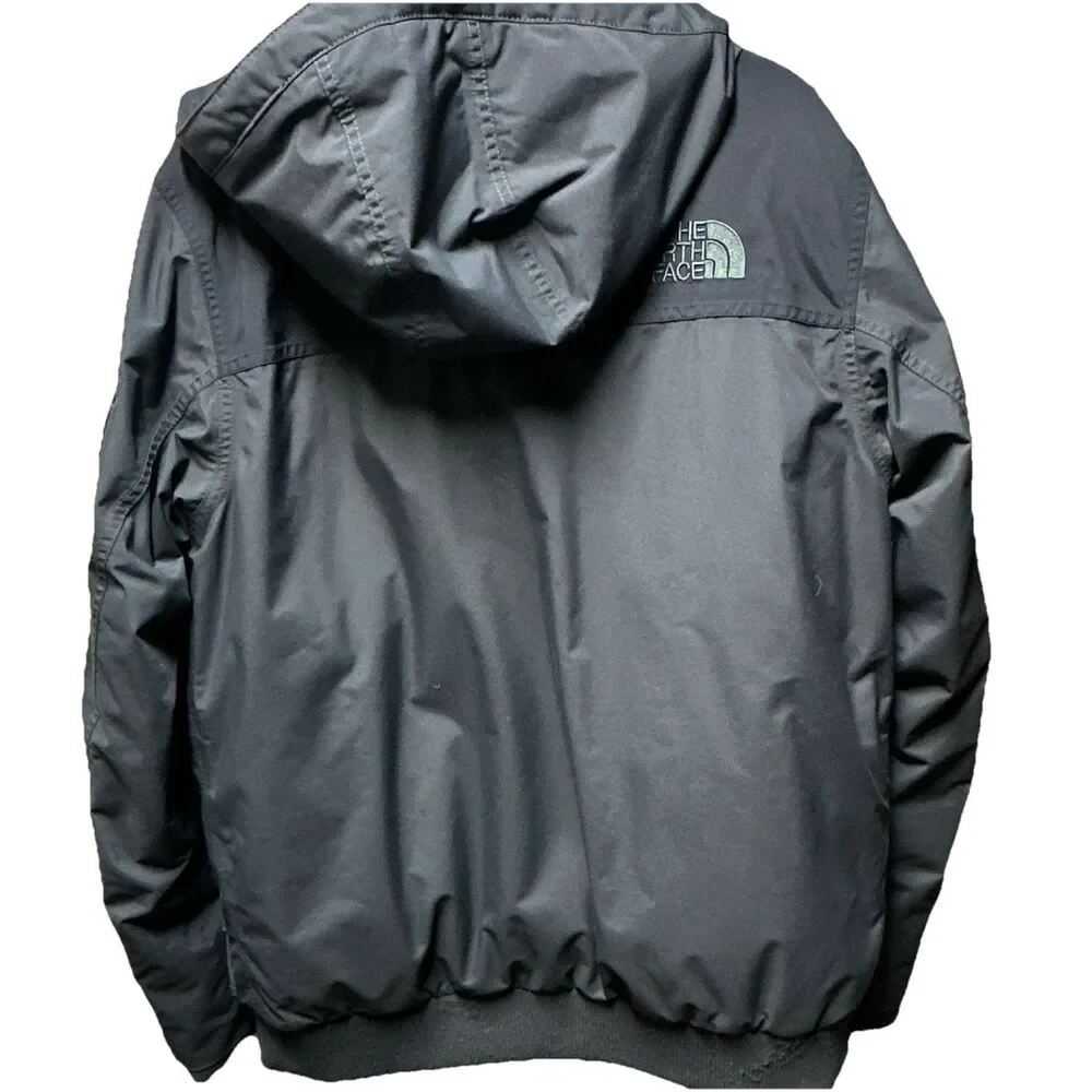 The North Face 550 Down Jacket Men’s M Black Hooded Goose Down Winter Parka